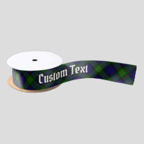 Clan Gunn Tartan Satin Ribbon