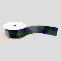 Clan Gunn Tartan Satin Ribbon