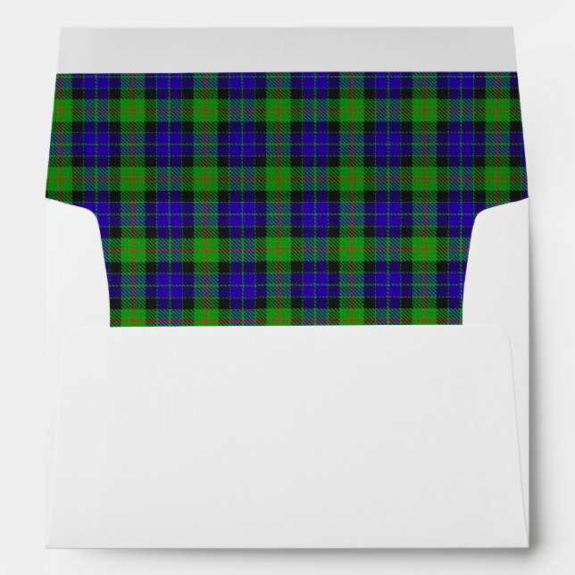 Clan Gunn Tartan Scottish Dreams Envelopes (Back (Bottom))