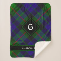 Clan Gunn Tartan Sherpa Blanket