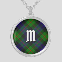 Clan Gunn Tartan Silver Plated Necklace