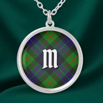 Clan Gunn Tartan Silver Plated Necklace