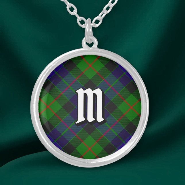 Clan Gunn Tartan Silver Plated Necklace (Creator Uploaded)
