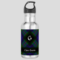 Clan Gunn Tartan Stainless Steel Water Bottle