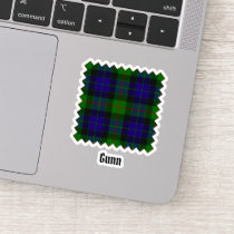 Clan Gunn Tartan Sticker
