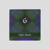 Clan Gunn Tartan Stone Magnet