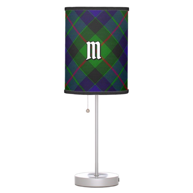 Clan Gunn Tartan Table Lamp (Right)