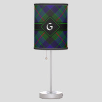 Clan Gunn Tartan Table Lamp
