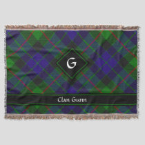 Clan Gunn Tartan Throw Blanket