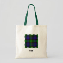 Clan Gunn Tartan Tote Bag