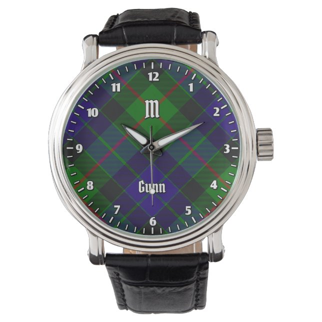 Clan Gunn Tartan Watch (Front)