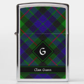Clan Gunn Tartan Zippo Lighter (Front)
