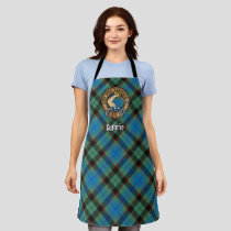 Clan Guthrie Crest over Tartan Apron