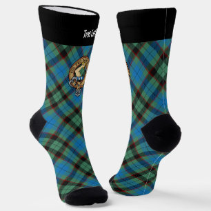 Clan Guthrie Crest over Tartan Socks