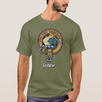 Clan Guthrie Crest over Tartan T-Shirt