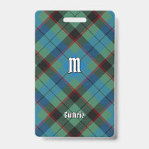 Clan Guthrie Tartan Badge