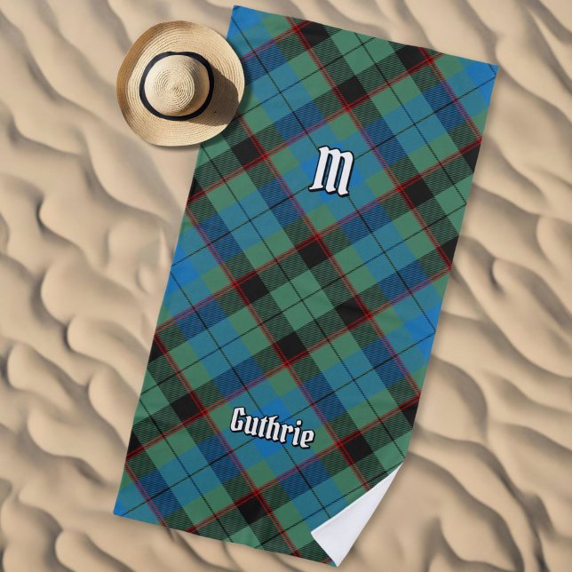 Clan Guthrie Tartan Beach Towel (Creator Uploaded)