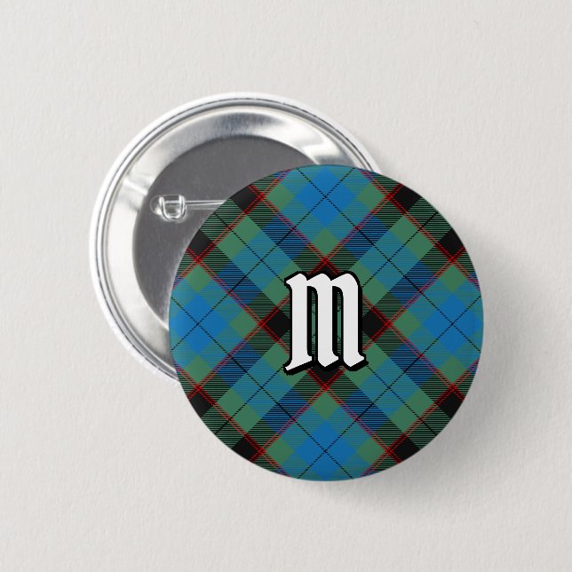 Clan Guthrie Tartan Button (Front & Back)