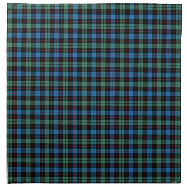 Clan Guthrie Tartan Cloth Napkin (Front)