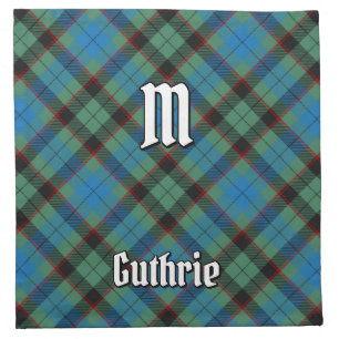 Clan Guthrie Tartan Cloth Napkin