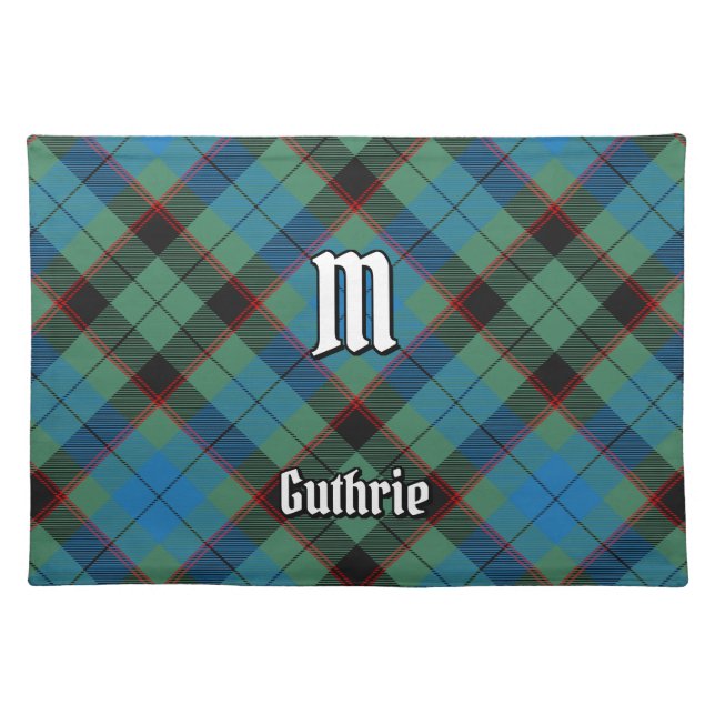 Clan Guthrie Tartan Cloth Placemat (Front)