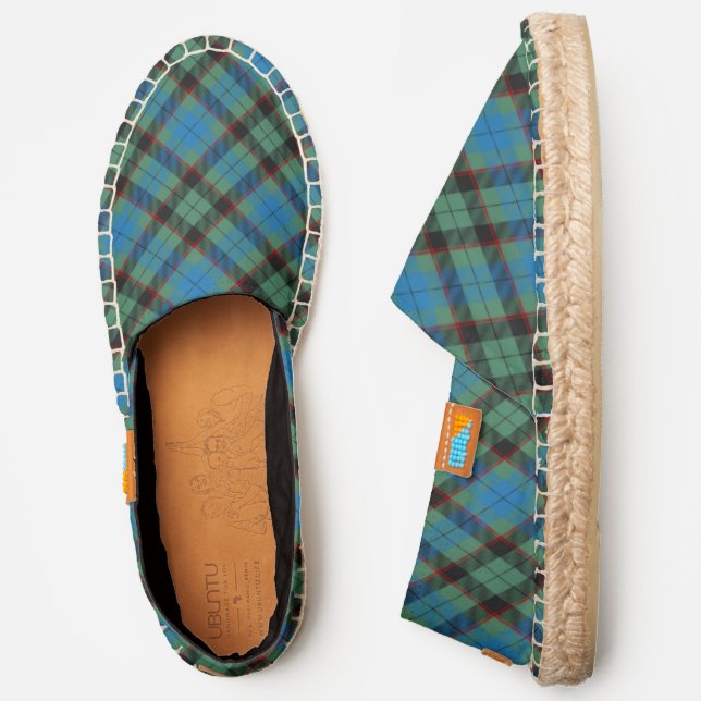 Clan Guthrie Tartan Espadrilles (Side)