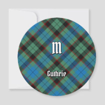 Clan Guthrie Tartan Invitation
