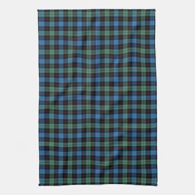 Clan Guthrie Tartan Kitchen Towel (Vertical)