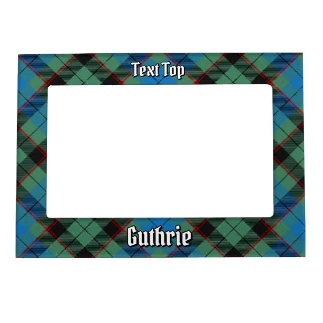 Clan Guthrie Tartan Magnetic Frame (Front)