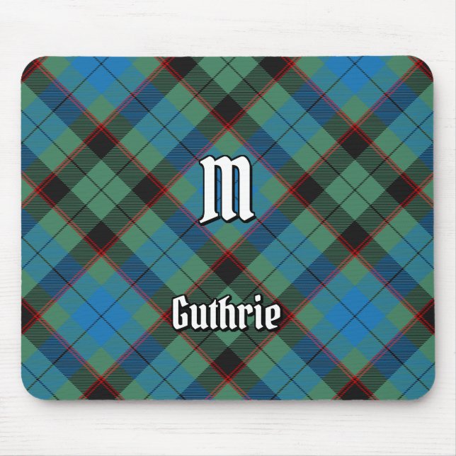 Clan Guthrie Tartan Mouse Pad (Front)