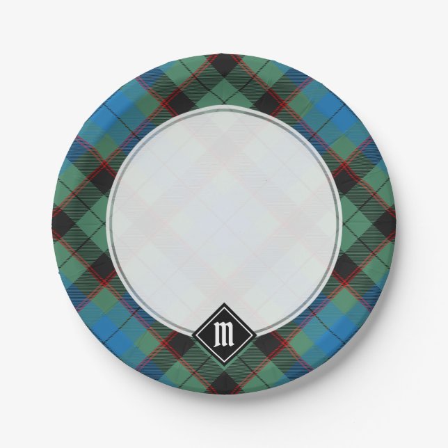 Clan Guthrie Tartan Paper Plates (Front)