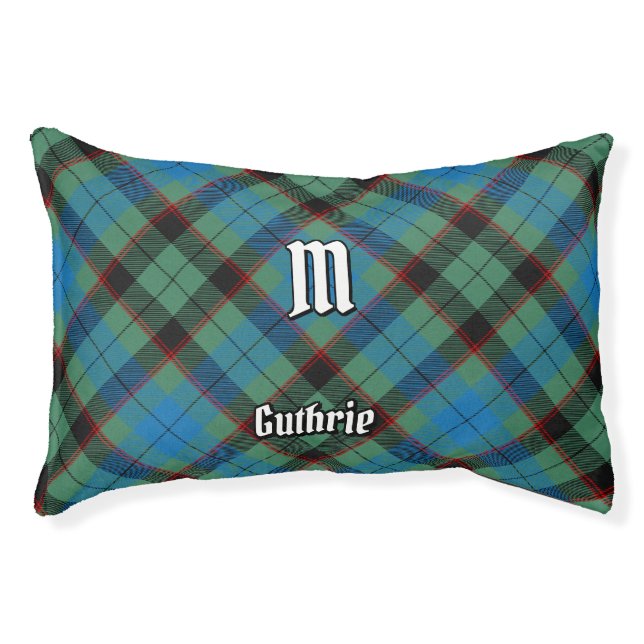 Clan Guthrie Tartan Pet Bed (Front)