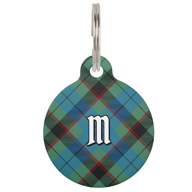 Clan Guthrie Tartan Pet ID Tag (Front)