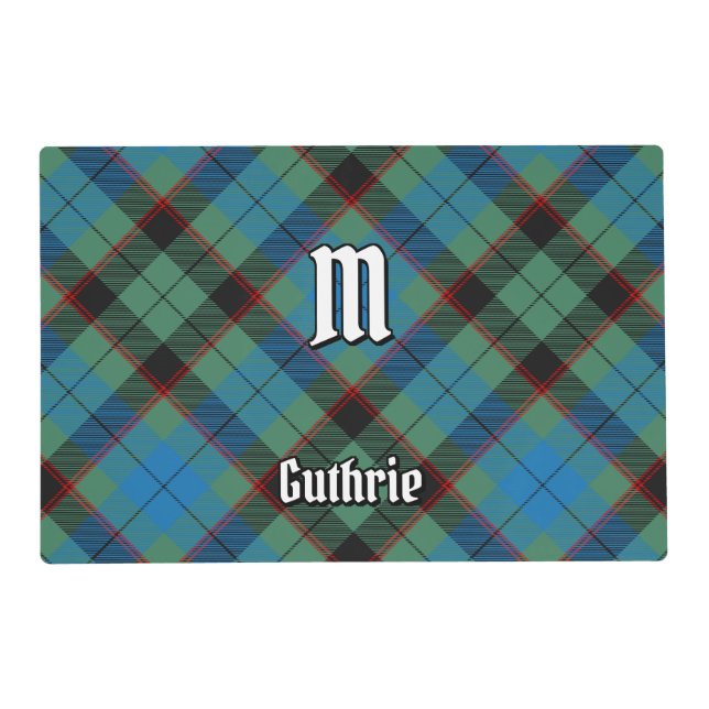 Clan Guthrie Tartan Placemat (Front)