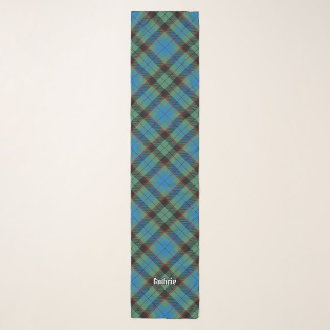 Clan Guthrie Tartan Scarf (Front)