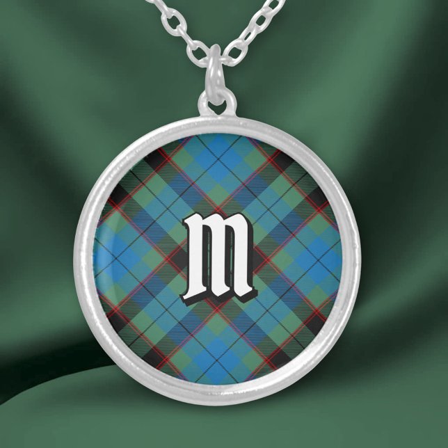 Clan Guthrie Tartan Silver Plated Necklace (Creator Uploaded)