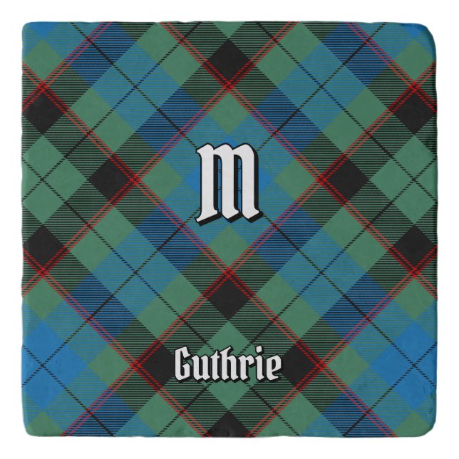 Clan Guthrie Tartan Trivet (Front)