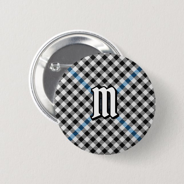 Clan Haig Check Tartan Button (Front & Back)