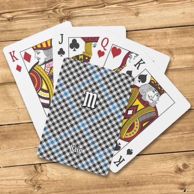 Clan Haig Check Tartan Poker Cards (Creator Uploaded)