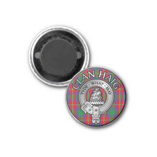 Clan Haig Crest  Tartan Magnet