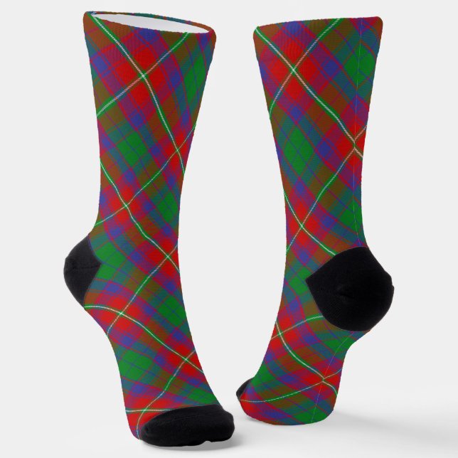 Clan Haig Tartan  Socks (Angled)