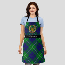 Clan Hamilton Crest over Hunting Tartan Apron