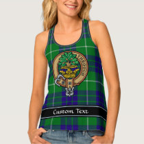 Clan Hamilton Crest over Hunting Tartan Tank Top