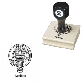 Clan Hamilton Crest Rubber Stamp