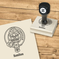 Clan Hamilton Crest Rubber Stamp