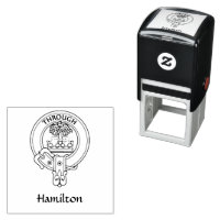Clan Hamilton Crest Rubber Stamp