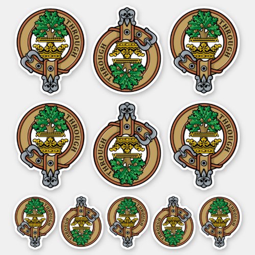 Clan Hamilton Crest Sticker Set