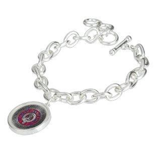 Clan Hamilton Crest & Tartan Knot Bracelet