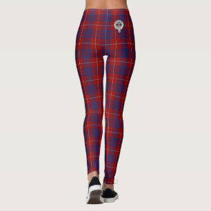 Clan Hamilton Crest & Tartan Leggings