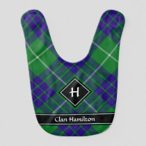 Clan Hamilton Hunting Tartan Baby Bib
